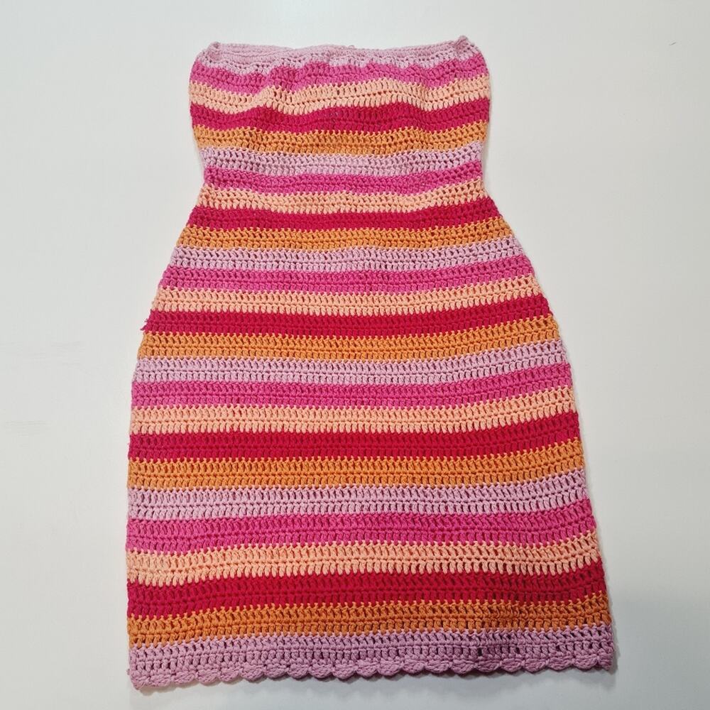 Lovers and Friends Alexia Mini Dress in Pink Multi Large - Picture 10 of 10
